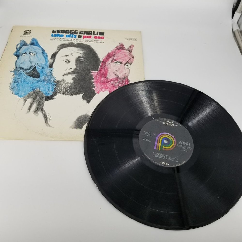 George Carlin Take Off Put Ons Comedy Stand Up Album Vinyl LP 12" G/F Stereo 70s
